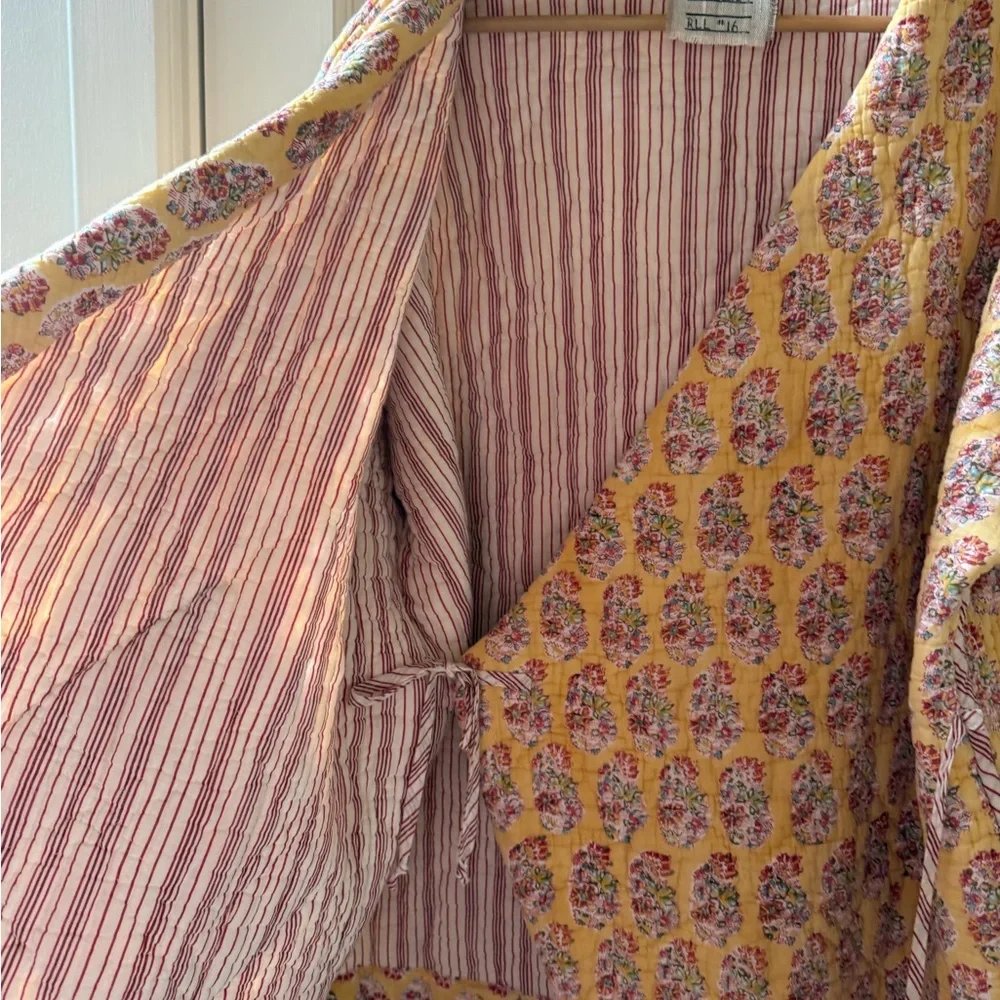 Custom Quilt Jacket Kimono S M L - Picture 3 of 16